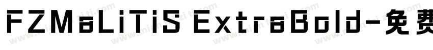 FZMaLiTiS ExtraBold字体转换